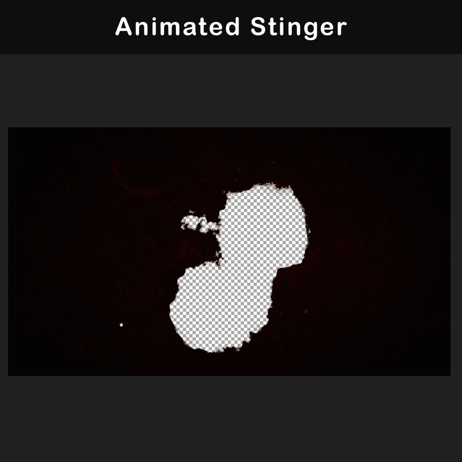 Stream Overlay Pack - Animated Horror Grunge for Twitch 9 animated stinger for transitions for Twitch streams.