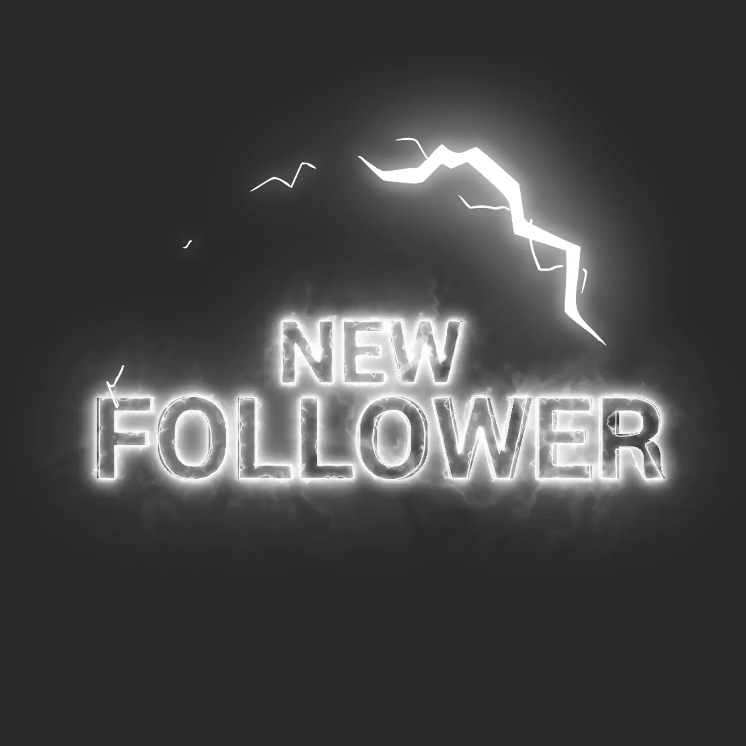 Neon Glow Full Screen Twitch Alerts - 6 Pack 4 New Follower Full Screen Neon Glow Animated Stream Alert