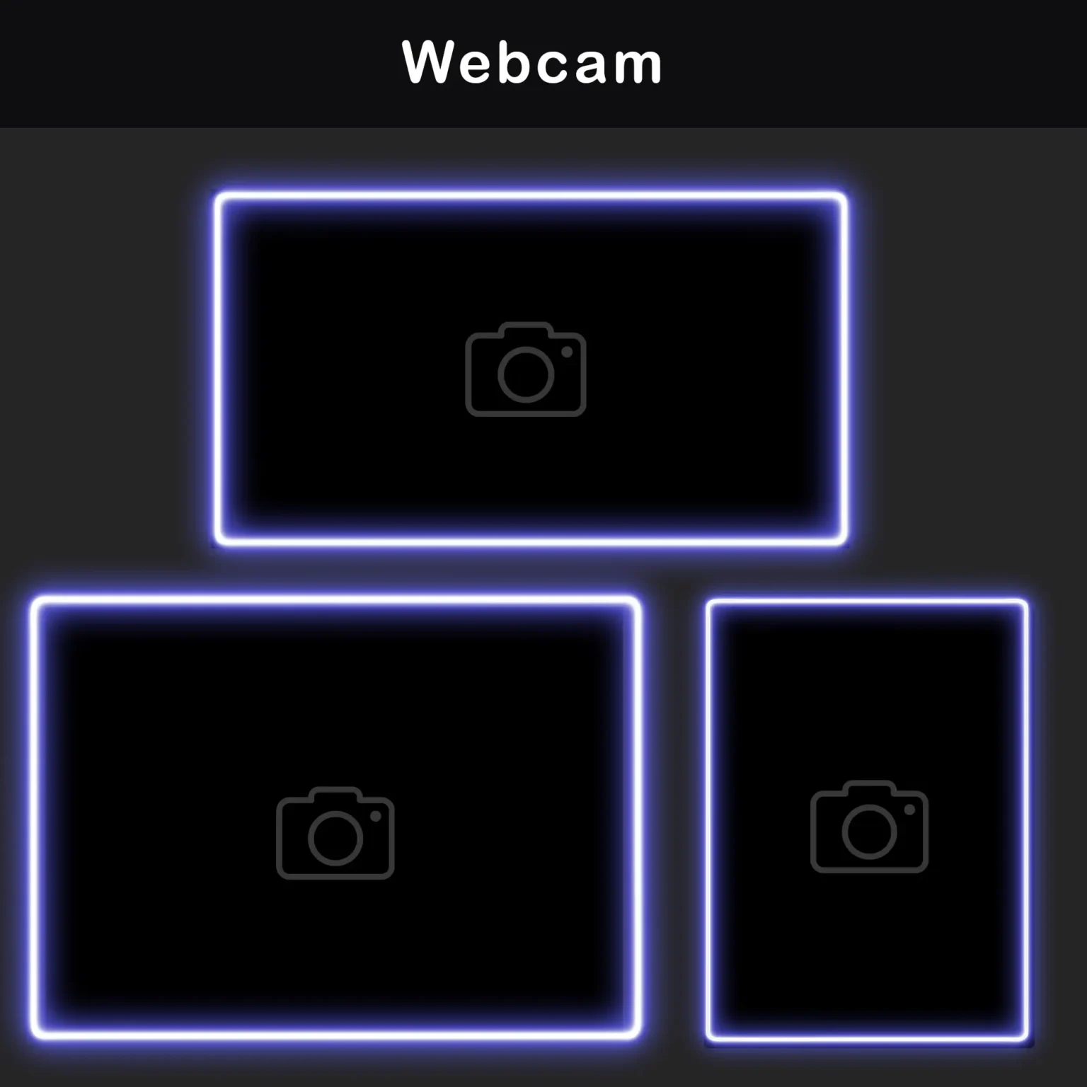 Animated Webcam Overlays for Twitch & OBS – 16:9, 4:3, 3:4 Formats