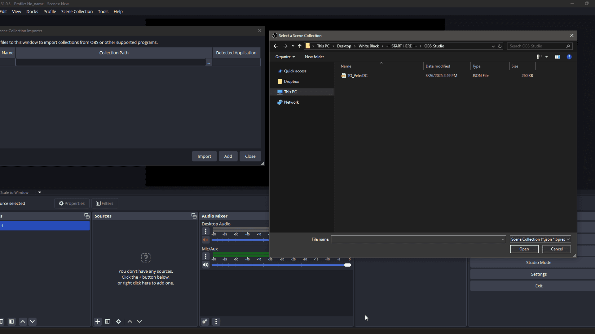 How to Import Scene Collections into OBS Studio 2025