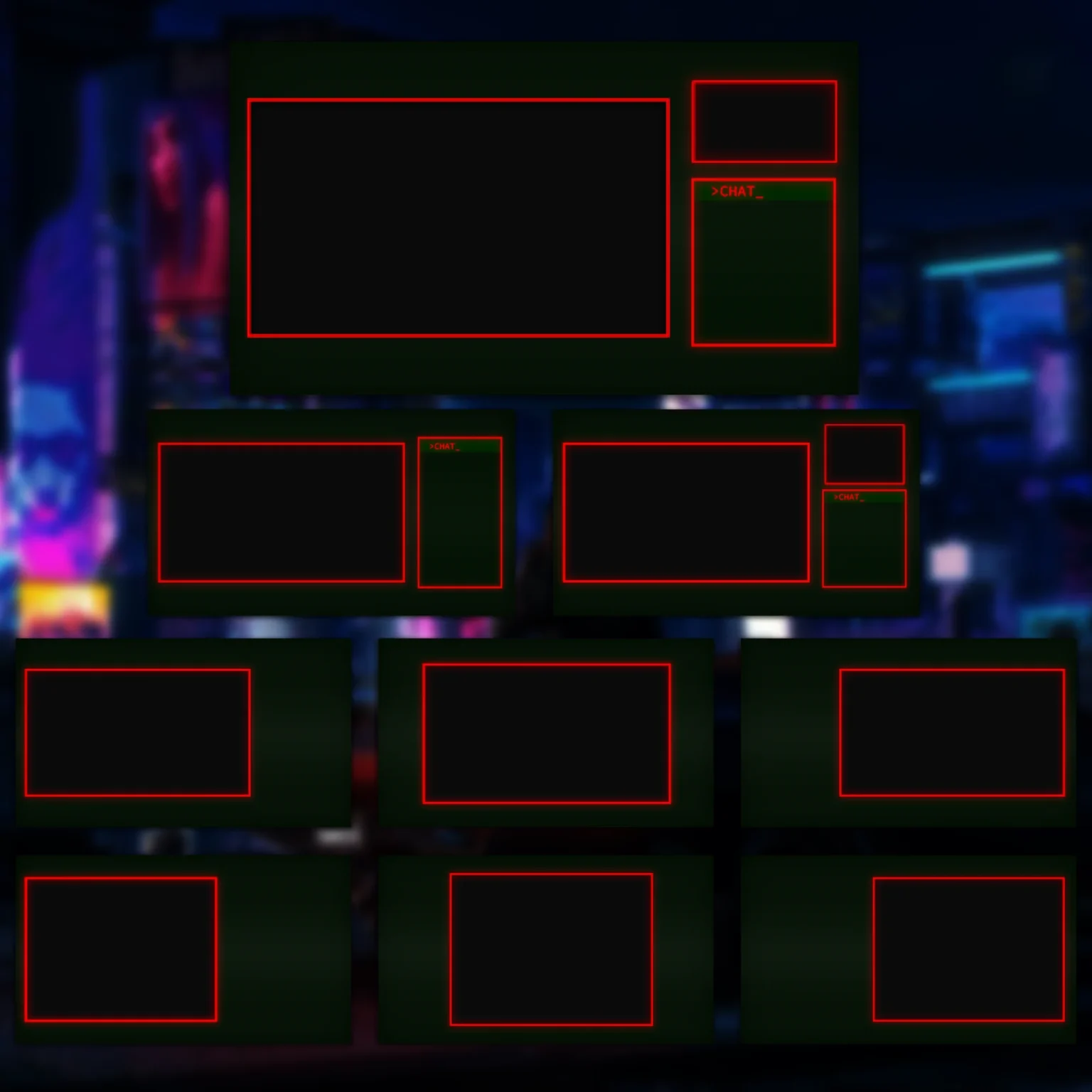 Twitch Overlay Pack - Animated 80s Retro Terminal CRT - Image 3
