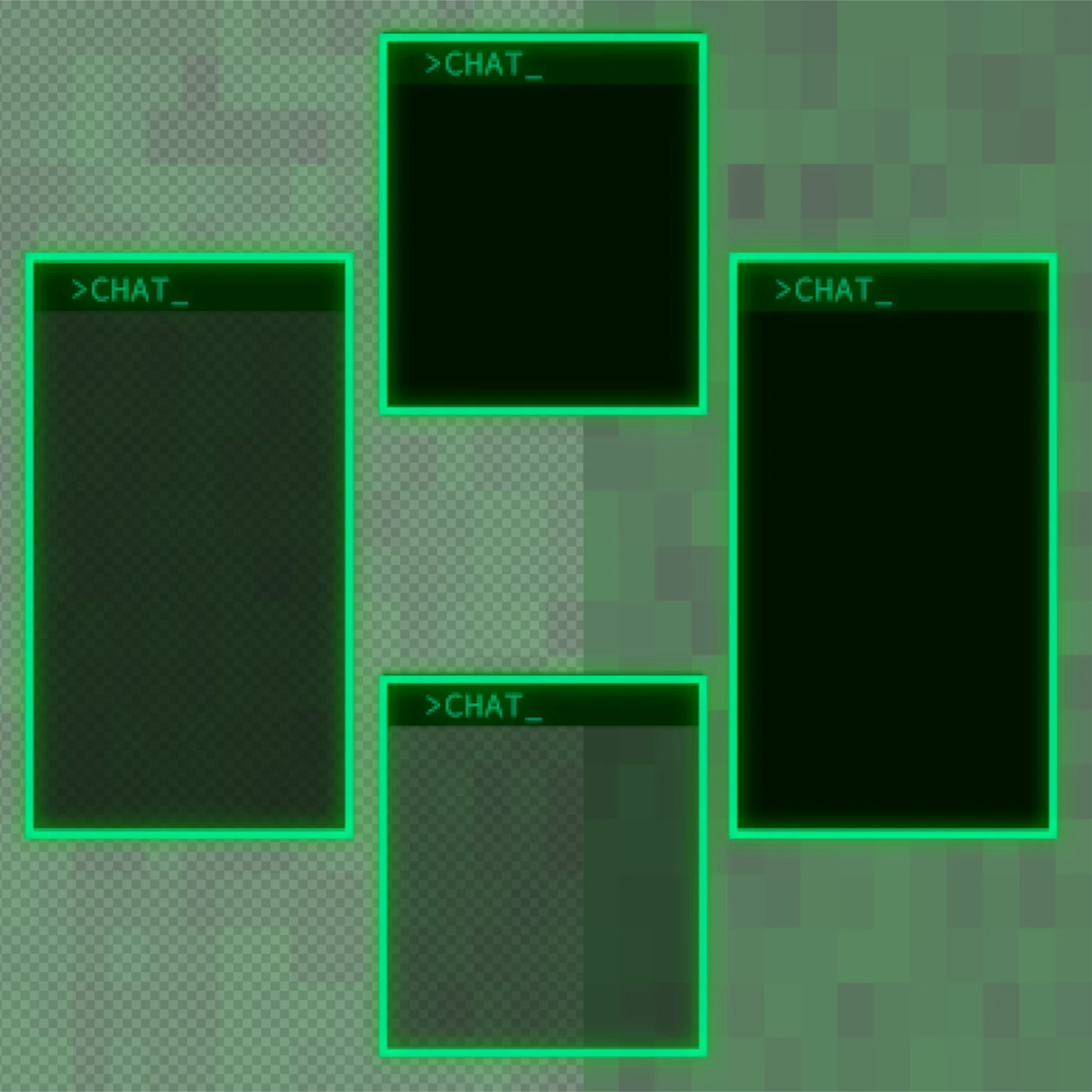 Retro CRT Twitch Overlay Package 6 Retro Twitch Overlay Package – Animated Green CRT Stream Overlays for OBS & Streamlabs, Pixel PC Layout Pack