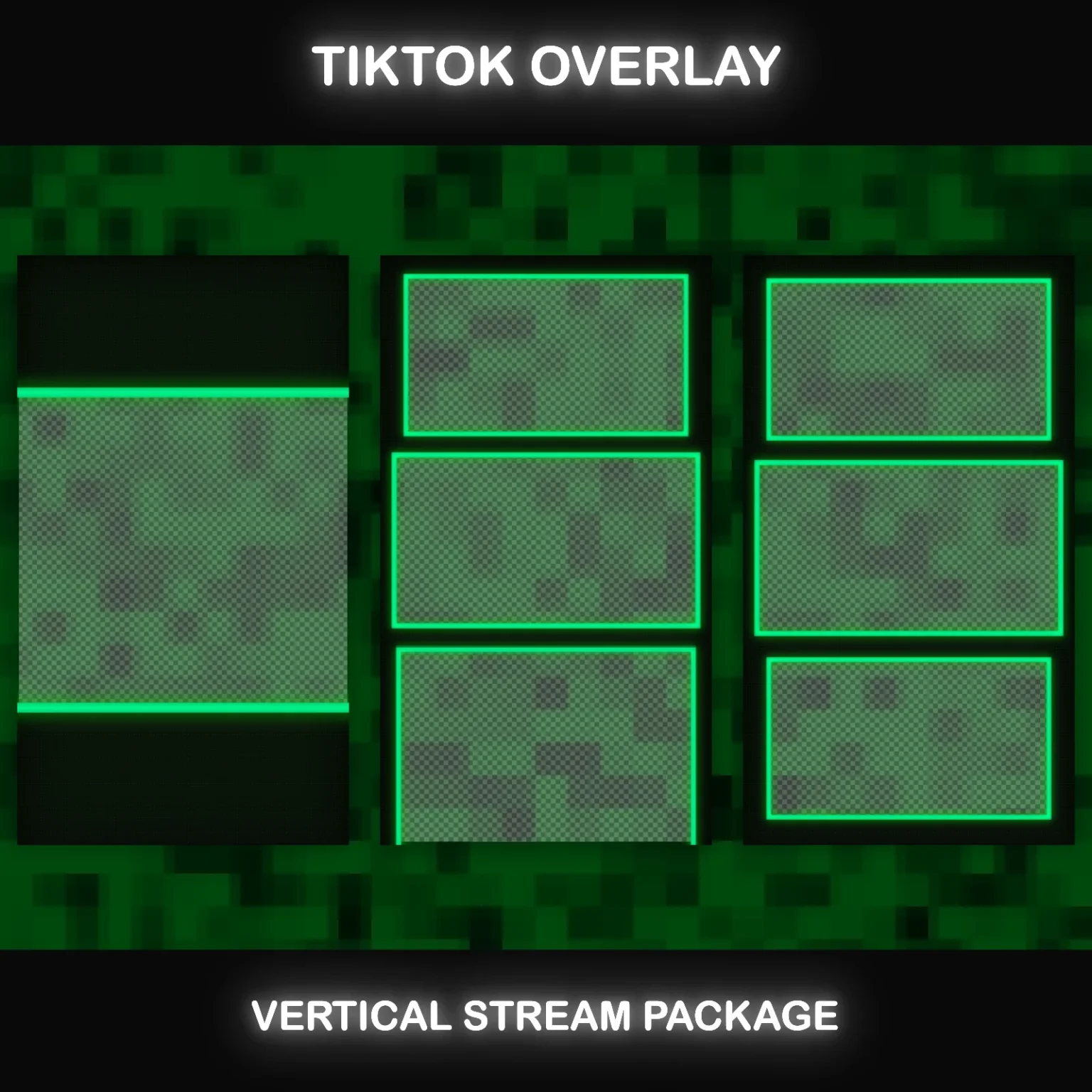 TikTok Live Overlay Pack – Animated Retro CRT Vertical Stream Layout 4 TikTok Live Overlay Pack – Animated Retro CRT Vertical Stream Layout