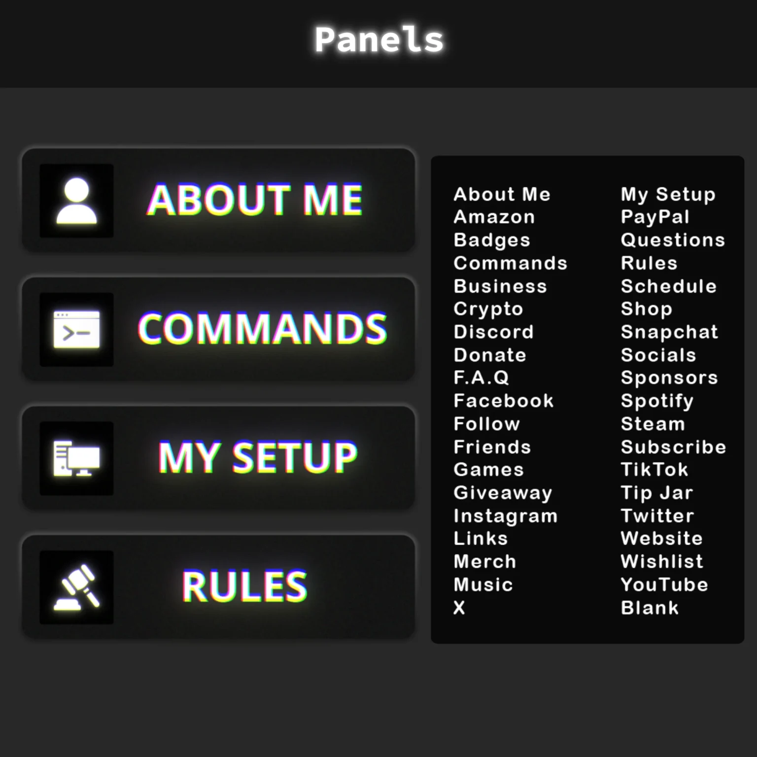 Twitch Overlay Pack - Animated Dark Grunge Minimalist 8 Twitch Overlay Pack - Animated Dark Grunge Minimalist - Image 8